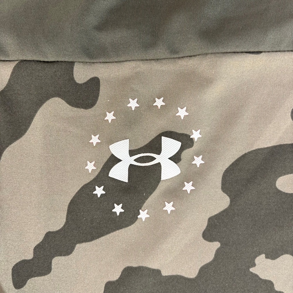 UNDER ARMOUR Navy Midshipmen Mens‎ Large Camo HeatGear Polo Shirt - Picture 7 of 10